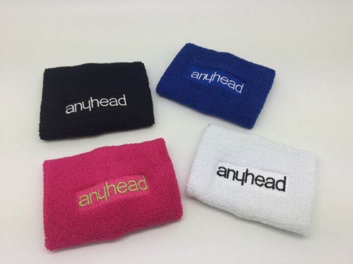 anyhead-sweat-absorber-ผ้ารัดข้อมือ-สีขาว