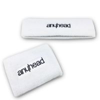 Anyhead Sweat Absorber  ผ้ารัดศรีษะ + ผ้ารัดข้อมือ (สีขาว)