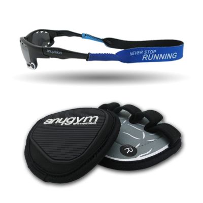 Anyhead  ถุงมือ + Sunglasses Holder Strap  รุ่น GH002  (สีน้ำเงิน)