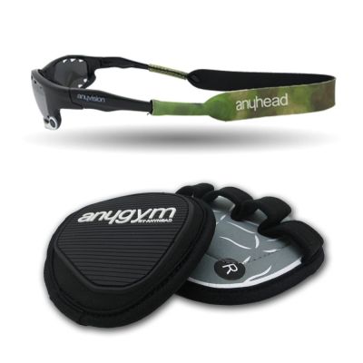 Anyhead  ถุงมือ + Sunglasses Holder Strap  รุ่น GH004  (ลายทหาร)
