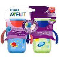 AVENT ถ้วยหัดดื่มแบบยก ขนาด 9oz แพคคู่