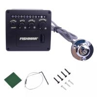 FISHMAN 2 Band ACOUSTIC GUITAR PICKUP ONBOARD PREAMPS EQ DIY inexpensive fishman pickup acoustic guitar