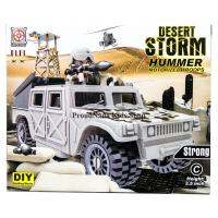 ProudNada Toys ของเล่นเด็กชุดตัวต่อเลโก้รถ+ทหาร SPACE BABY DESERT STORM STRONG NO.2016-38 C