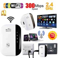 Wifi Repeater wireless-N 300Mbps 802.11 แบบพกพา 300Mbps Wifi Range Extender Wireless Booster Repeater Signal Internet Network - intl