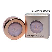 Merrezca Pearl pigment Eyeshadow เมอร์เรซกา เพิร์ล พิกเมนท์ อายแชโดว์ #4 AMBER BROWN (1.8 กรัม x 1 กล่อง)