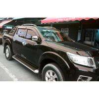 ราวหลังคาแต่ง แบบไม่ต้องเจาะ Navara NP300  4 ประตู (1 คู่ ซ้าย+ขวา) ราวแบบแปะ ราวไม่เจาะ ราวแต่งกระบะ  งานโรงงานโดยตรง การันตีรีวิวจากลูกค้า