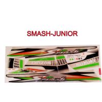 สติ๊กเกอร์ติดรถมอเตอร์ไซด์ สำหรับ SUZUKI-SMASH-JUNIOR สีเขียว ติดรถน้ำเงิน