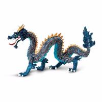 Safari Ltd. : SFR60438# โมเดลมังกร Blue Chinese Dragon