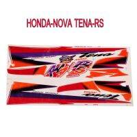 สติ๊กเกอร์ติดรถมอเตอร์ไซด์ สำหรับ HONDA-TENA-RSเก่า สีแดง