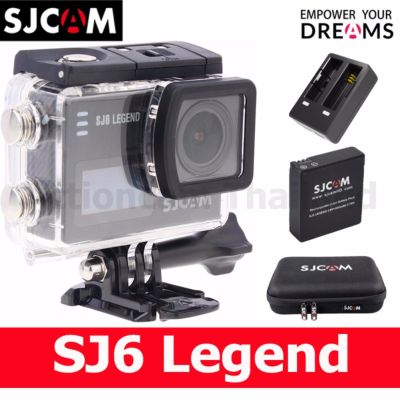 SJCAM SJ6 LEGEND 4K 16MP (Black) + Battery + DualCharger + SCAM Bag (รับประกัน 1ปี)