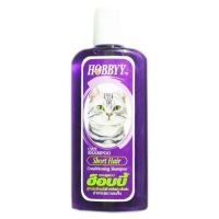 Hobbyy แชมพู อาบน้ําแมว สำหรับแมวขนสั้น 500 มล. (1 ขวด) ฮ็อบบี้ Short Haired Cat Shampoo 500 ml. (1 unit)