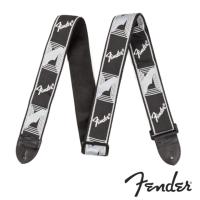 Fender® Monogrammed Straps สายสะพายกีตาร์ สำหรับโปร่ง/ไฟฟ้า/เบส กว้าง 2 นิ้ว ปลายสายหนังแท้มีโลโก้ Fender ** Made in USA **