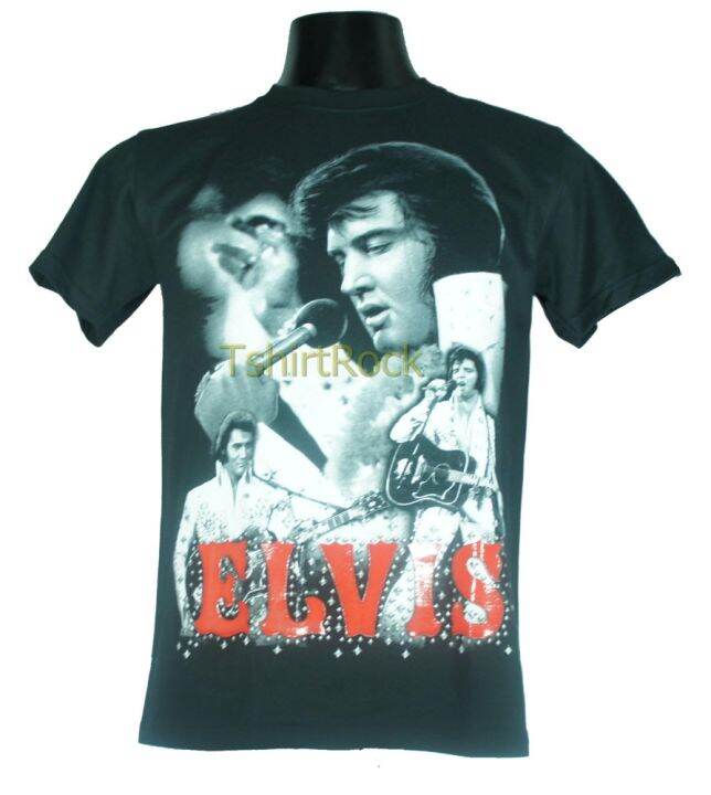 เสื้อวง-elvis-presley-เสื้อยืดวงดนตรีร็อค-เสื้อร็อค-epy1378-สินค้าในประเทศ