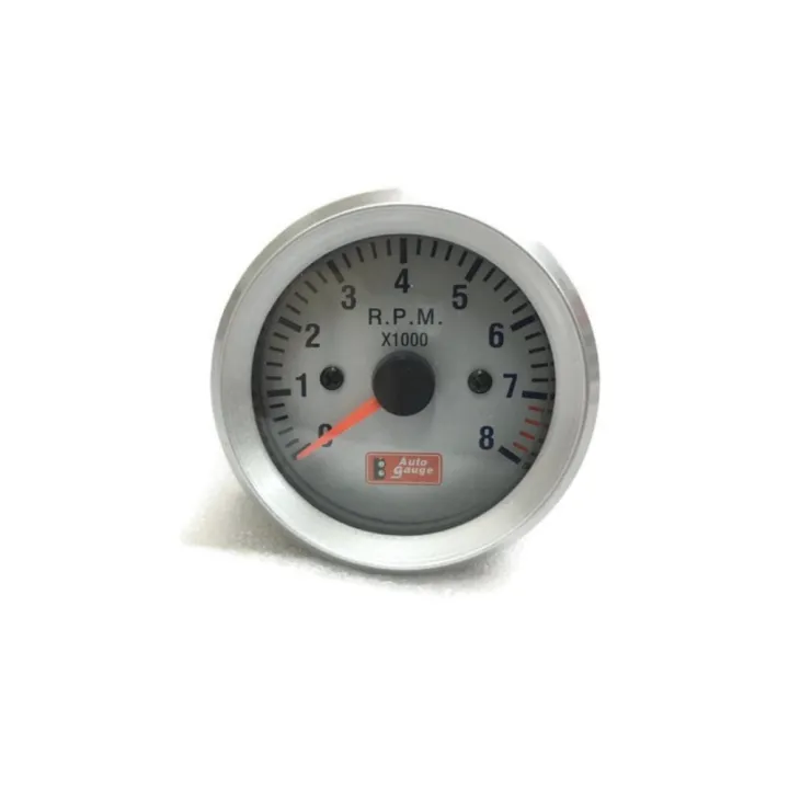 AUTO GAUGE เกจ์วัด RPM 2" (หน้าขาว) Lazada.co.th