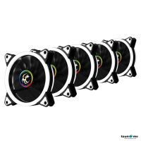 Tsunami Double Riing series Dual-Rim LED Series 12 cm Fan X5