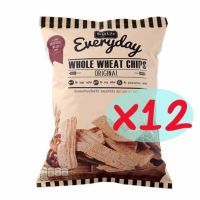 ขนมอบกรอบโฮลวีต ตราเอฟวรี่เดย์ 30 กรัม รสออริจินัล 12 ถุง De La Lita EVERYDAY WHOLE WHEAT CHIPS 30 G – ORIGINAL 12 PACKS