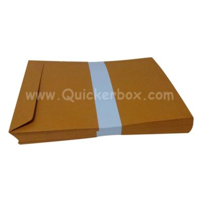 QuickerBox ซองไปรษณีย์ ซองเอกสาร มีจ่าหน้า ขนาด 9x12 A4 (แพ๊ค 70 ใบ)
