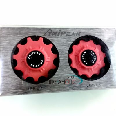 ลูกรอกตีนผี TriPeak : 11 Speed Super Ceramic Pulley Jockey Wheels / สีแดง