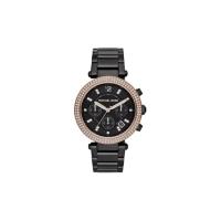 นาฬิกาข้อมือผู้หญิง Michael Kors Parker Chronograph Black Dial Ladies Watch MK5885