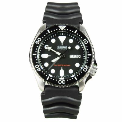 SEIKO  นาฬิกาผู้ชาย Automatic Diver200M Mens Watch รุ่น SKX007K1 - Black