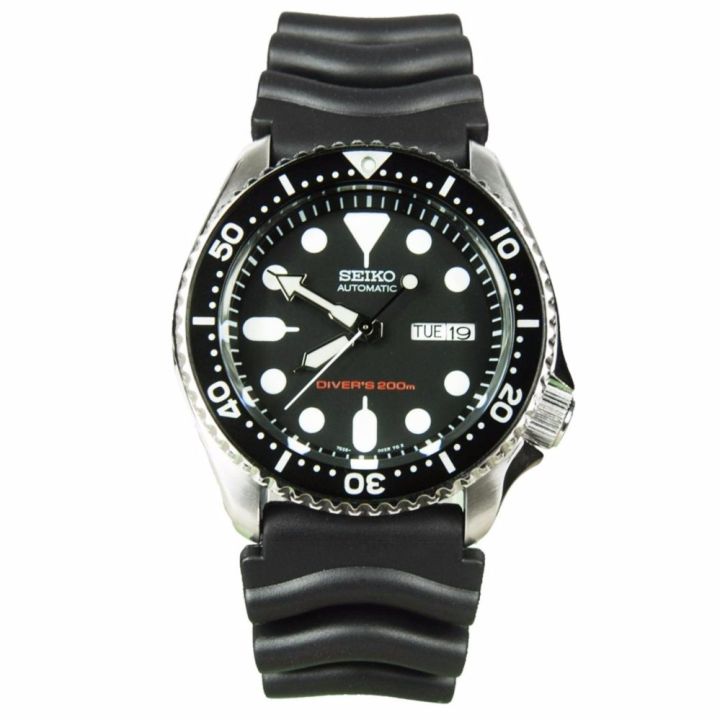 seiko-นาฬิกาผู้ชาย-automatic-diver200m-mens-watch-รุ่น-skx007k1-black