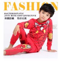 ชุดนอนเด็กชายอายุ 2 ถึง 7 ขวบ Children Tracksuit Iron Man