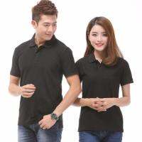 เสื้อโปโล สีดำ (ไว้ทุกข์) ไซต์ S-3XL #POLO01