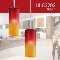 Lighttrio โคมไฟแขวนเพดาน Hanging Lamp โคมไฟระย้า ไฟติดเพดาน โคมไฟแก้วขั้วE27 รุ่น HL-83202-TROY1 - สีทูโทน (ไม่รวมหลอดไฟ)