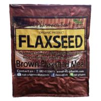 เมล็ดแฟลกซ์ อบ บดผง Organic Brown Flaxseed Meal ขนาด 400 กรัม (สีน้ำตาล)