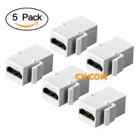 1Pcs Adapter hdmi Female To hdmi Female HDMI Keystone Jack, MACTISICAL HDMI Keystone Insert Female to Female Coupler Adapter (White)