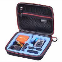 Smatree SmaCase G160s Carrying Case for Gopro Hero Max 8 7 6  5,4, 3+, 3, 2,1 (Camera and Accessories NOT included)-(Black&amp;Blue)