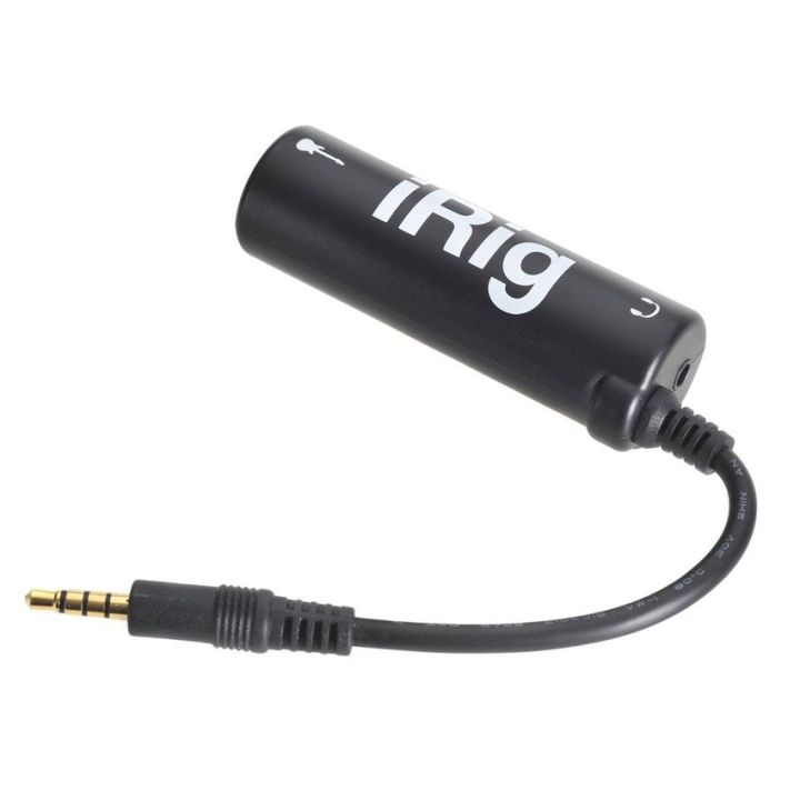 ส่งเร็วพิเศษ-irig-amplitube-effect-guitar-อุปกรณ์เพิ่มเอฟเฟคเสียงต่อกีต้าร์-กับ-iphone-black