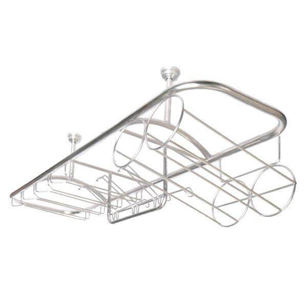 Q Line ชุดที่แขวนแก้วและขวดสเตนเลส 100 ซม. ST776/2 Lazada.co.th