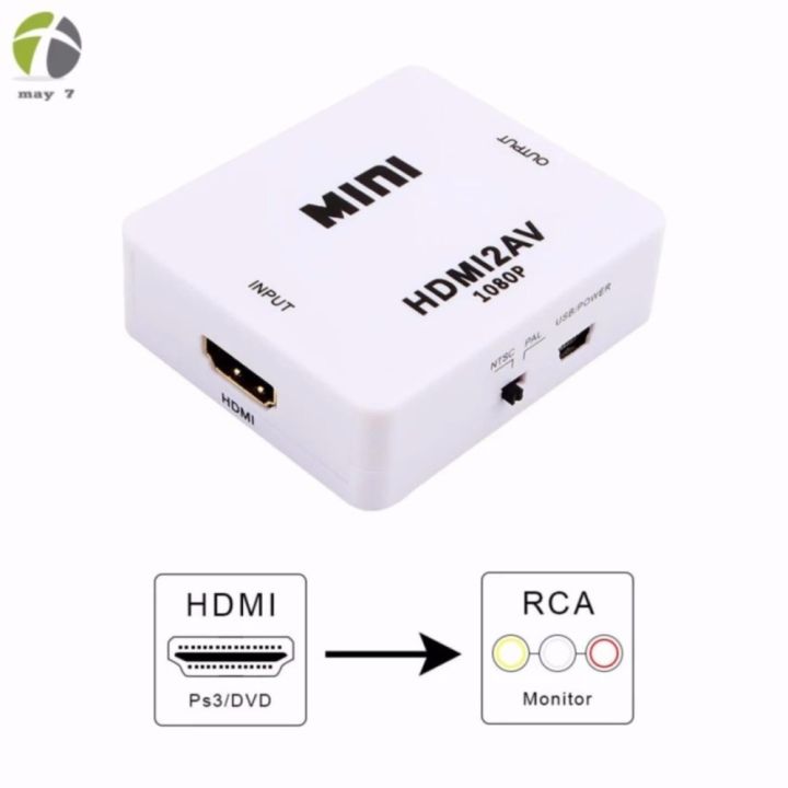hdmi-to-av-converter-แปลงสัญญาณภาพและเสียงจาก-hdmi-เป็น-av-สีขาว