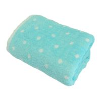 BEHOME ผ้าเช็ดตัว รุ่น Pastel Polka Dot 30 x60  (Baby Blue)