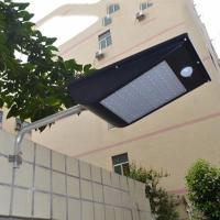 81 LED 1000 Lumen Solar Wall Light with PIR Motion Sensor and Pole