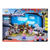 ProudNada Toys ของเล่นเด็กชุดตัวต่อเลโก้จูราสิค 240 ชิ้น QIAOLETONG JURASSIC LEGEND TS8006A 240 PCS