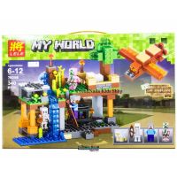 ProudNada Toys ของเล่นเด็กชุดตัวต่อเลโก้LELE MY WORLD 340 PCS 79256