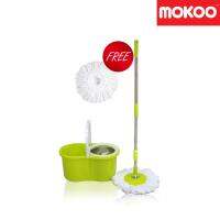 MOOKO  Microfiber Spin Mop Set ชุดถังปั่น 2 ระบบ พร้อมม็อบไมโครไฟเบอร์​