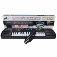 patipan toy ออร์แกนคีย์บอร์ด + ไมโครโฟน สำหรับเด็ก รุ่นประหยัด(31 Keys Electric Keyboard)