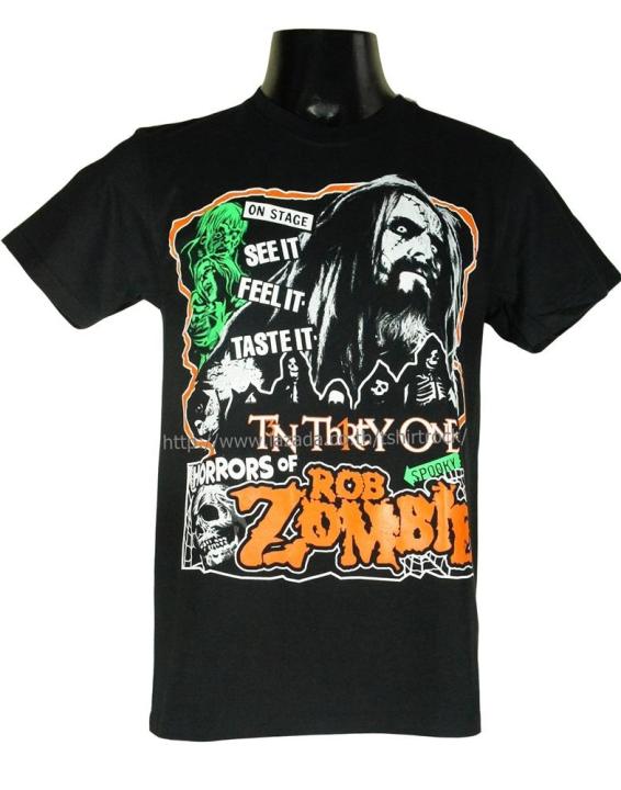 เสื้อวง-rob-zombie-เสื้อยืดวงดนตรีร็อค-เสื้อร็อค-rze890-ส่งจาก-กทม