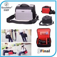 Soudelor Camera Bag by 9FINAL กระเป๋ากล้อง ดิจิตอล digital , MirrorLess DSLR แบบถือ และสะพายข้าง รุ่น 5002 - เทาอ่อน (Grey)