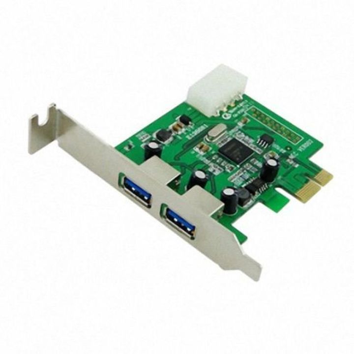 2 Port Super speed USB 3.0 PCI-E Express Interface Card for PC with bracket (Intl)