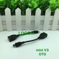 Mini 5pin to USB Female OTG Data Cable - Black