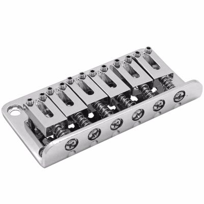 ul liParamount สะพานสายกีตาร์ไฟฟ้า แบบ Tremolo รุ่น BN007CR - สีเงิน (Electric Guitar Bridge)/li li5x น็อต/li li1x ประแจไข/li /ul