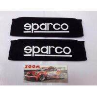 PR หุ้มสายเข็มขัดนิรภัย  SPARCO สีดำ