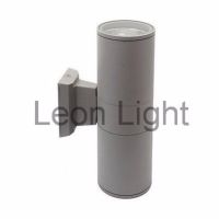 Leon Light โคมไฟผนัง ทรงกระบอกส่องขึ้นลง 2XE27พร้อมหลอดLED7wแสงวอร์ม2ดวง รุ่น LD-GSQ109GY พร้อมหลอด