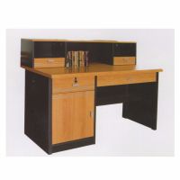 Raminthra Furniture ชุดโต๊ะทำงาน รุ่น โมเดิร์น - 3  ขนาด 120 cm ( สีเชอร์รี่/ดำ ) Work Desk