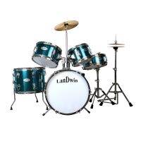 LANDWIN กลองชุด เด็ก 5ใบ Drum Set 5pcs 16"x10"x12L S E600D (LB)