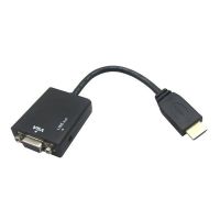 NEXIS HDMI to VGA Converter with Audio output  รุ่น IC-H2VA 15cm (Black)